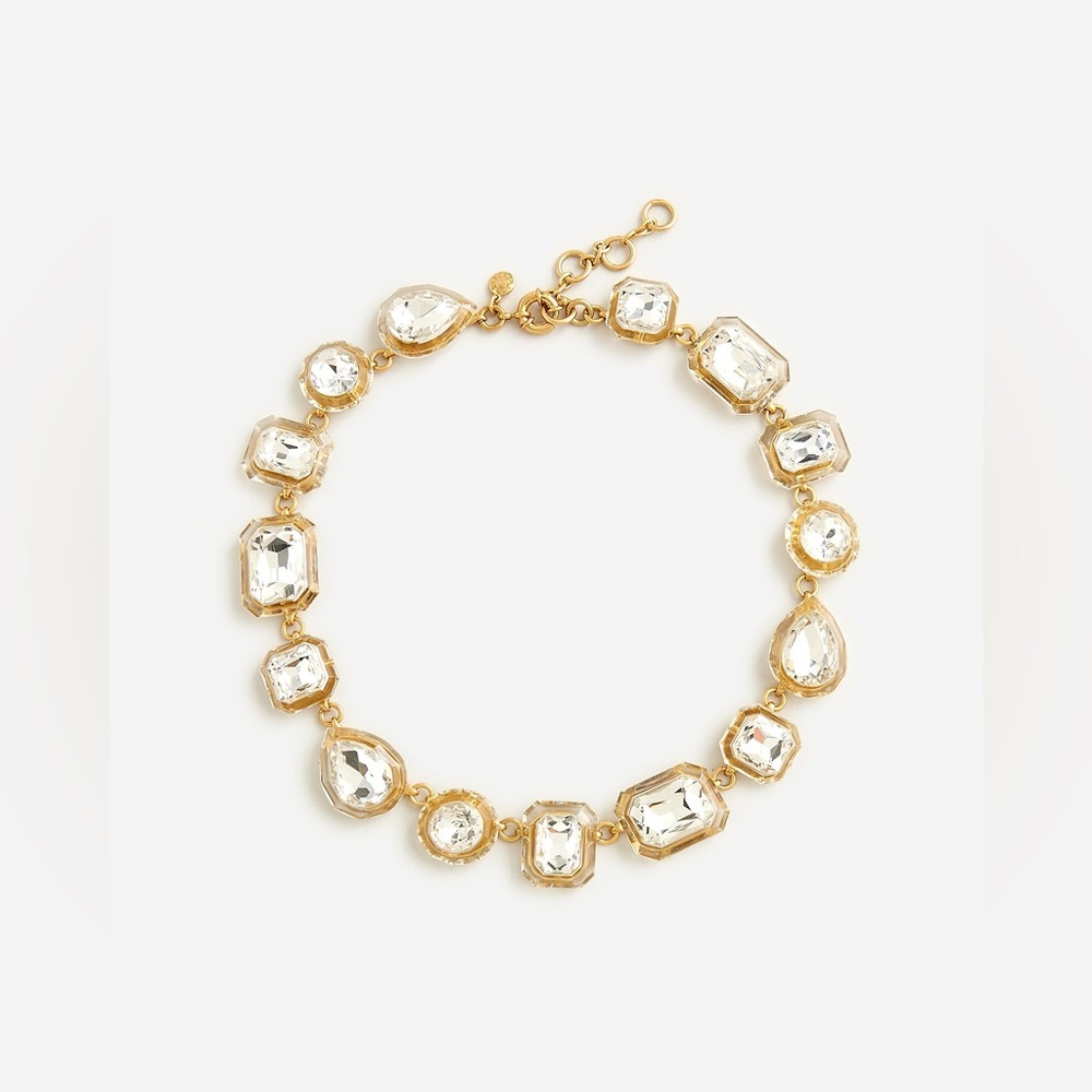 🌱 J. Crew Faceted crystal necklace